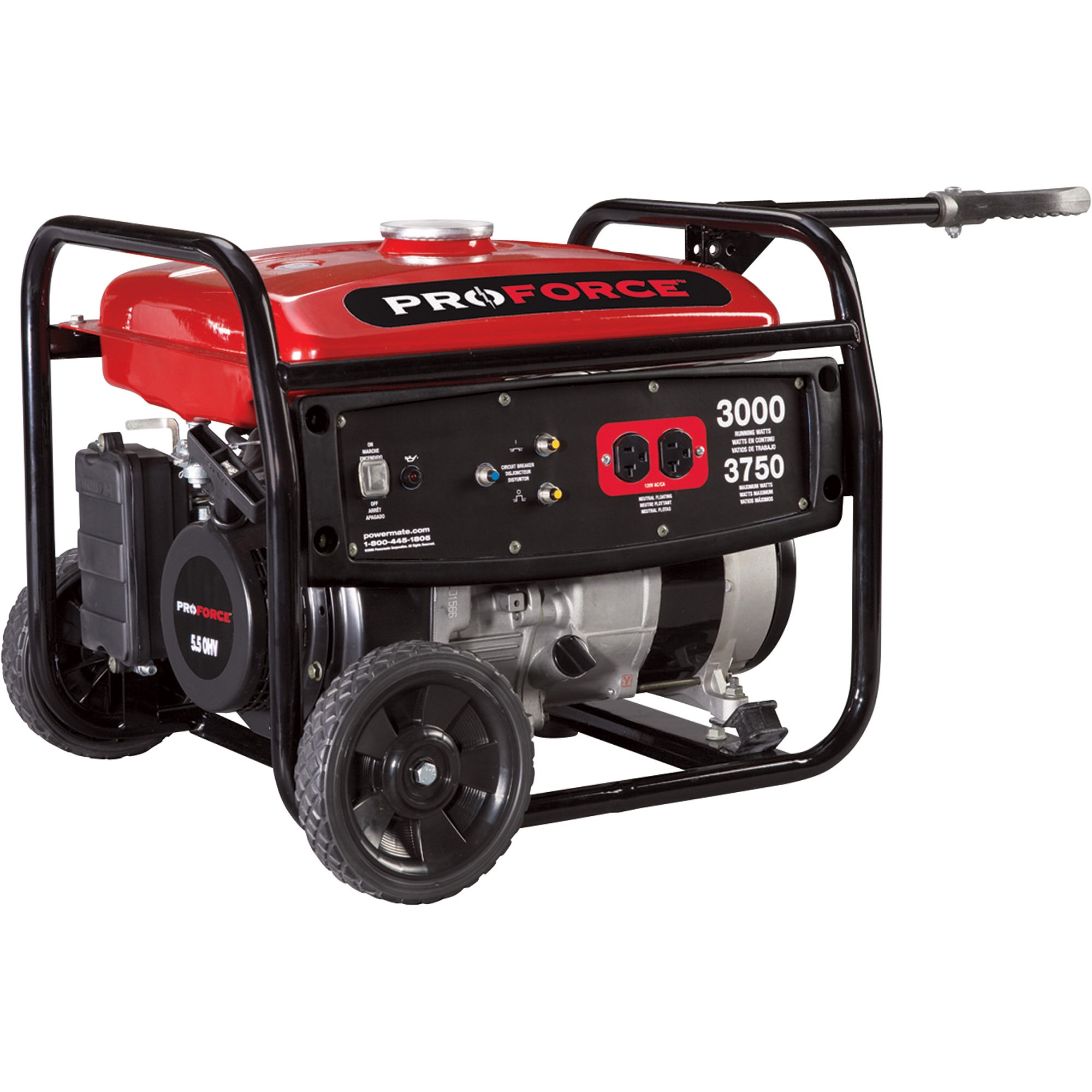 Coleman Proforce Portable Generator — 3750 Watts, Model# PM0103000